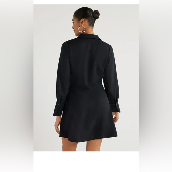 Scoop NY Black Side Tie  Shift Dress small nwt - Picture 2 of 2